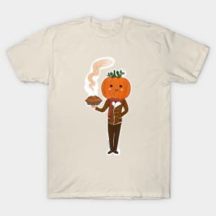 Mr. Pumpkin head sticker T-Shirt